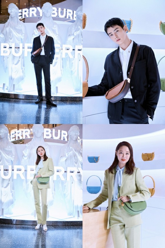 Gong Hyo jin and Cha Eun Woo Burberry Global Pop-up Store opening